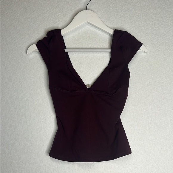 Free People Duo Corset Cami in Plum - Picture 2 of 4